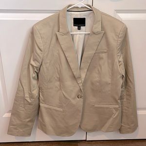 Women’s Banana Republic cotton blazer size 14 tan